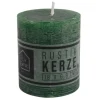 New Home Candlelight Stumpenkerzen^Kerze Rustikal 68X80Mm Dunkelgrun