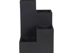 Jelenia Plast Pflanzkübel^Kubus Wendeltreppentopf 40X40Cm Anthrazit