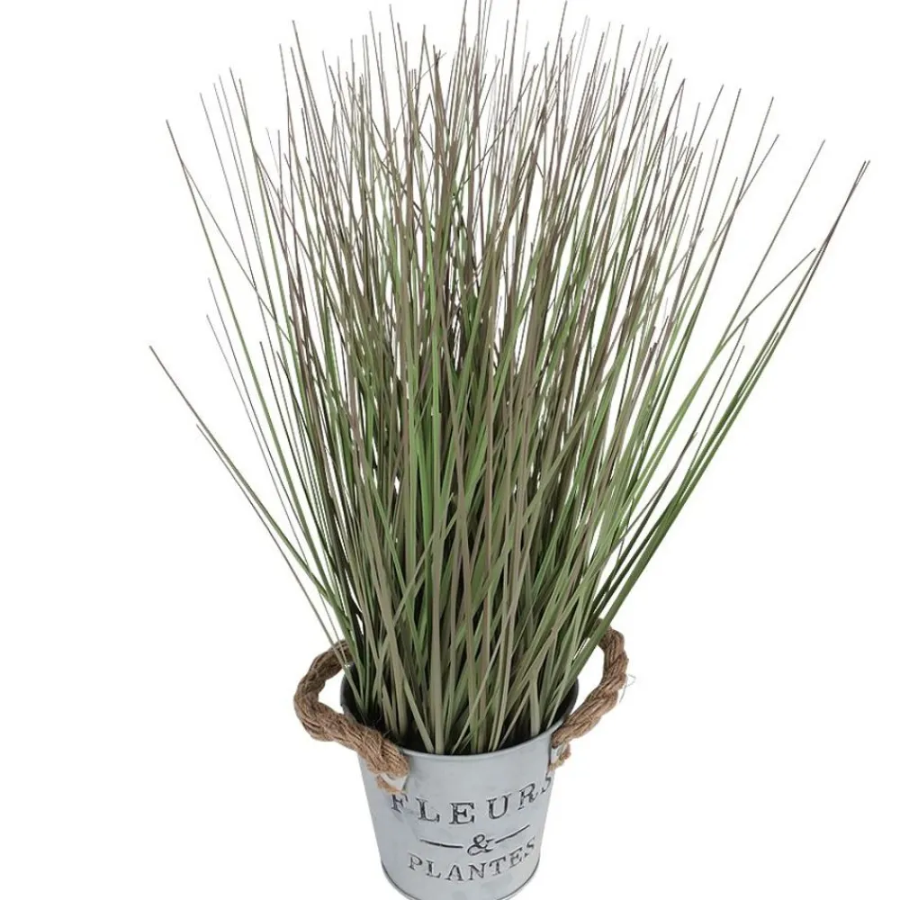 TP Kunstpflanzen Und Trockenblumen^Kunstliches Gras Im Dekotopf 42Cm
