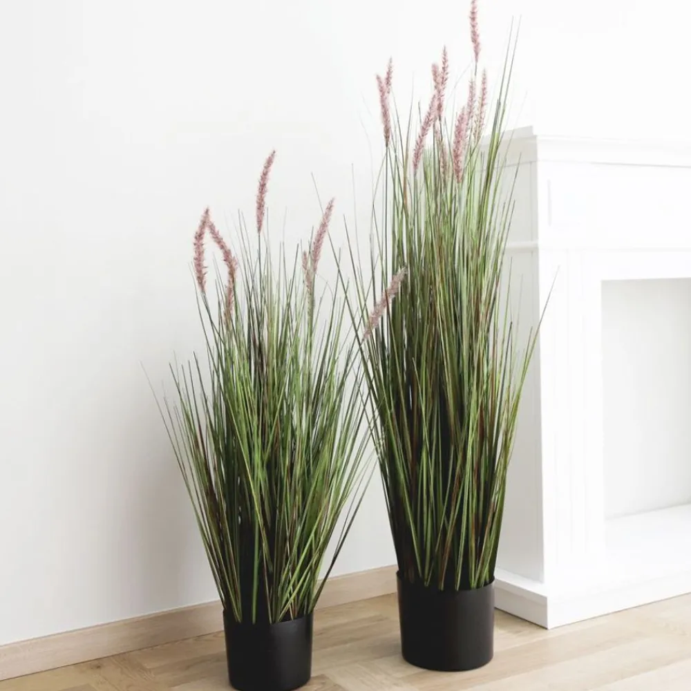 TP Kunstpflanzen Und Trockenblumen^Kunstliches Pampasgras Im Topf 122Cm