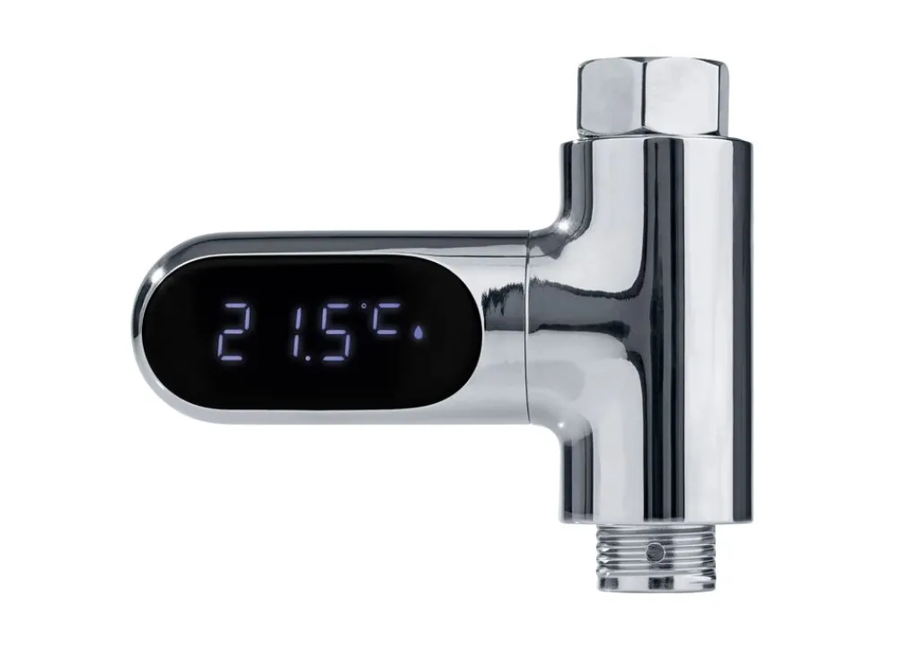 EASYmaxx Badutensilien^Led-Durchlauf-Thermometer Ca. 8,1X8,1X3Cm