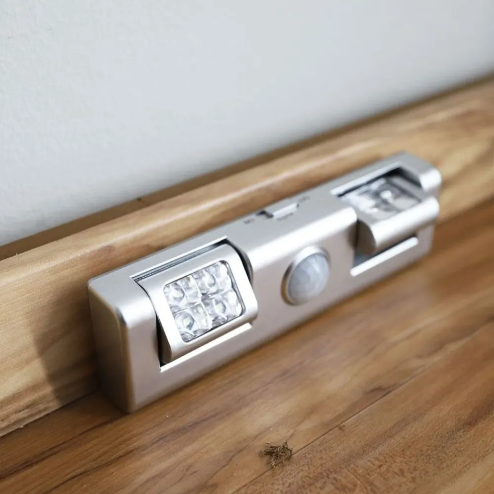 TAS Electronics Lampen Und Leuchten^Led-Lichtleiste Mit Bewegungsmelder 8 Leds Kaltweis