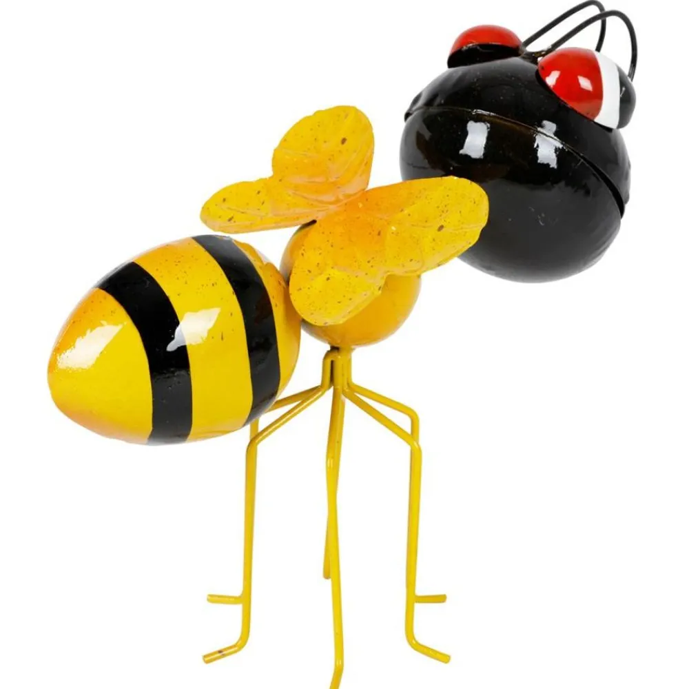 TP Gartenfiguren^Metall-Dekofigur Biene 21Cm