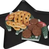 TP Bretter Und Tabletts^Metall-Dekotablett Stern 36Cm Schwarz