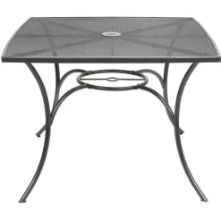 TP Gartentische^Metall-Gartentisch Paris 100X100X72Cm