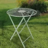 TP Gartentische^Metall-Klapptisch Antik-Grun