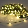New Home Lichterketten^Micro-Led-Lichterkette Mit Grunem Kabel 22,9M 180 Leds Warmweis