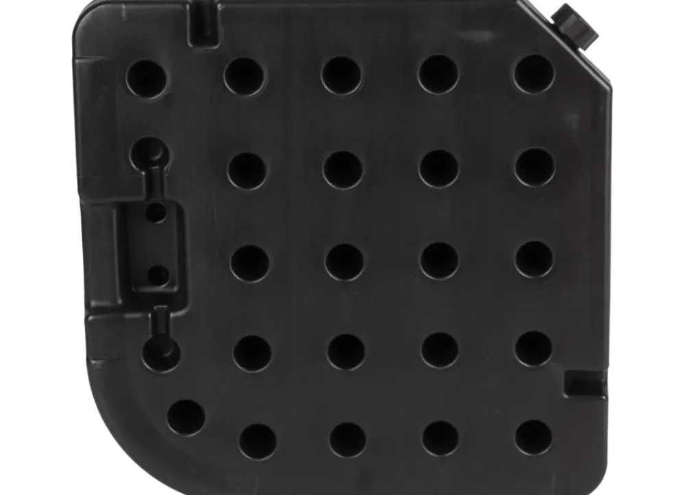 Sunny Moments Sonnenschirmständer^Modulare Ampelschirmplatten 4Er-Set Schwarz