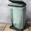 Jelenia Plast Abfallbehälter^Mullsackstander Rechteckig 43X31X73Cm Schwarz
