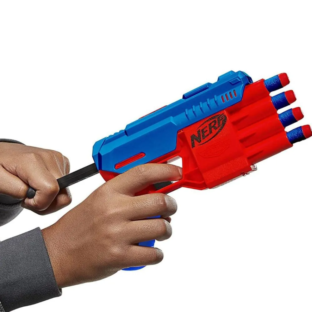 Hasbro Spielzeug Für Draußen^Nerf Alpha Strike Fang Qs-4 Blau