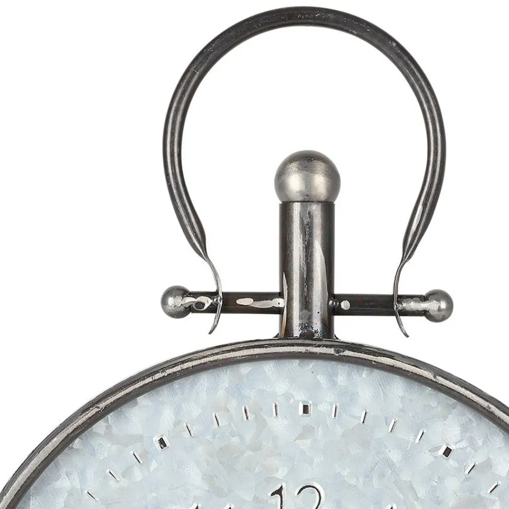 TP Sonstige Innendeko^Outdoor Metall-Wanduhr Verzinkt 31,5X46Cm