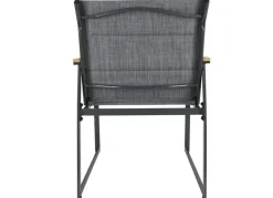 Sunny Moments Gartenstühle^Outdoor-Loungesessel Aus Metall Mit Textilbespannung 2Er-Set