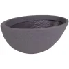 Jelenia Plast Pflanzkübel^Ovaler Pflanztopf Stone 70X40Cm Grau