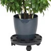 Alpfa GmbH Pflanzkübel^Pflanzenroller 30Cm Anthrazit