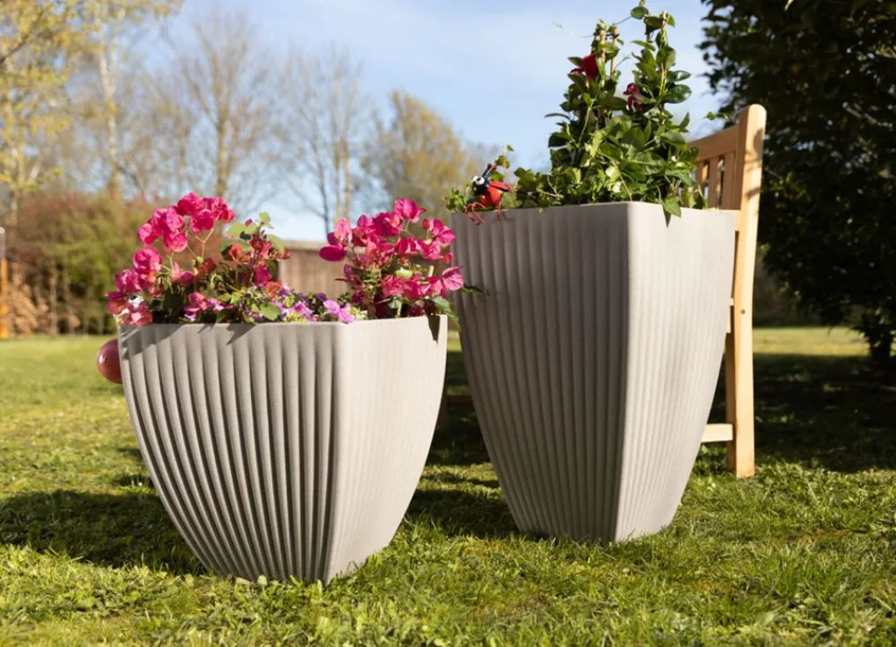 Jelenia Plast Pflanzkübel^Pflanztopf Lotus 39X42X39Cm Sand