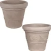Jelenia Plast Pflanzkübel^Pflanztopf Siena 37X33Cm Sand