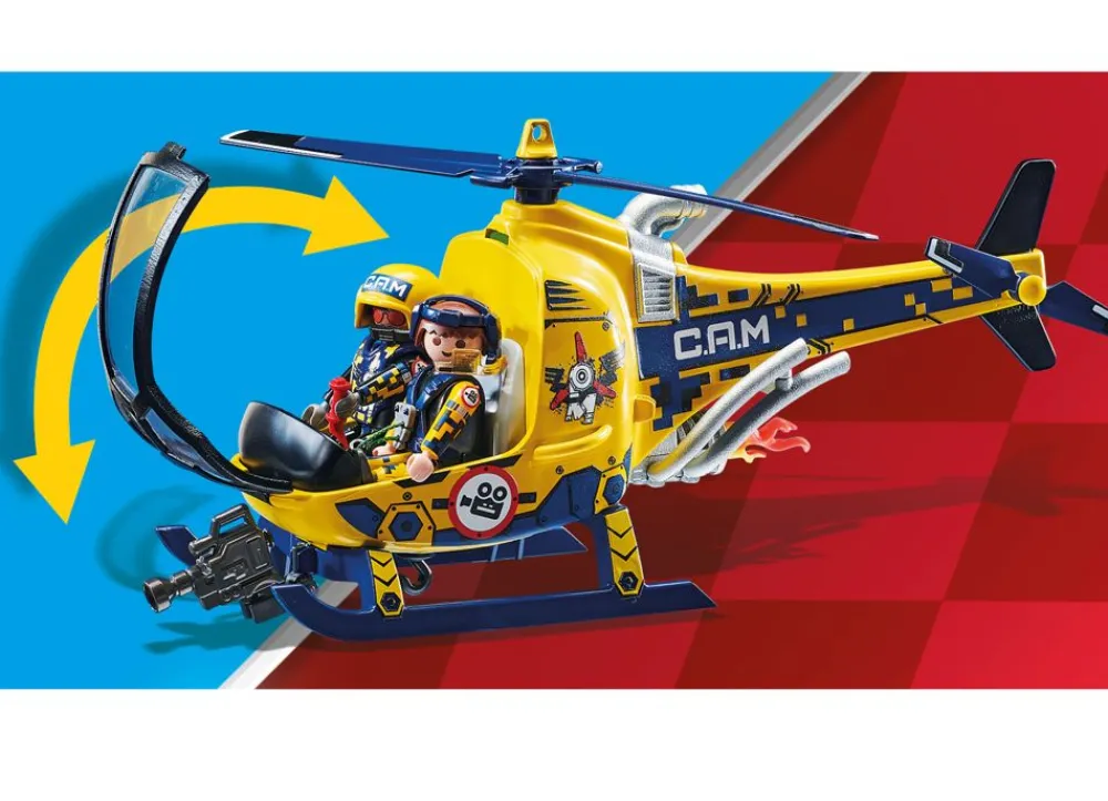 Playmobil Spielzeug Für Drinnen^ 70833 Air Stuntshow Filmcrew-Helikopter