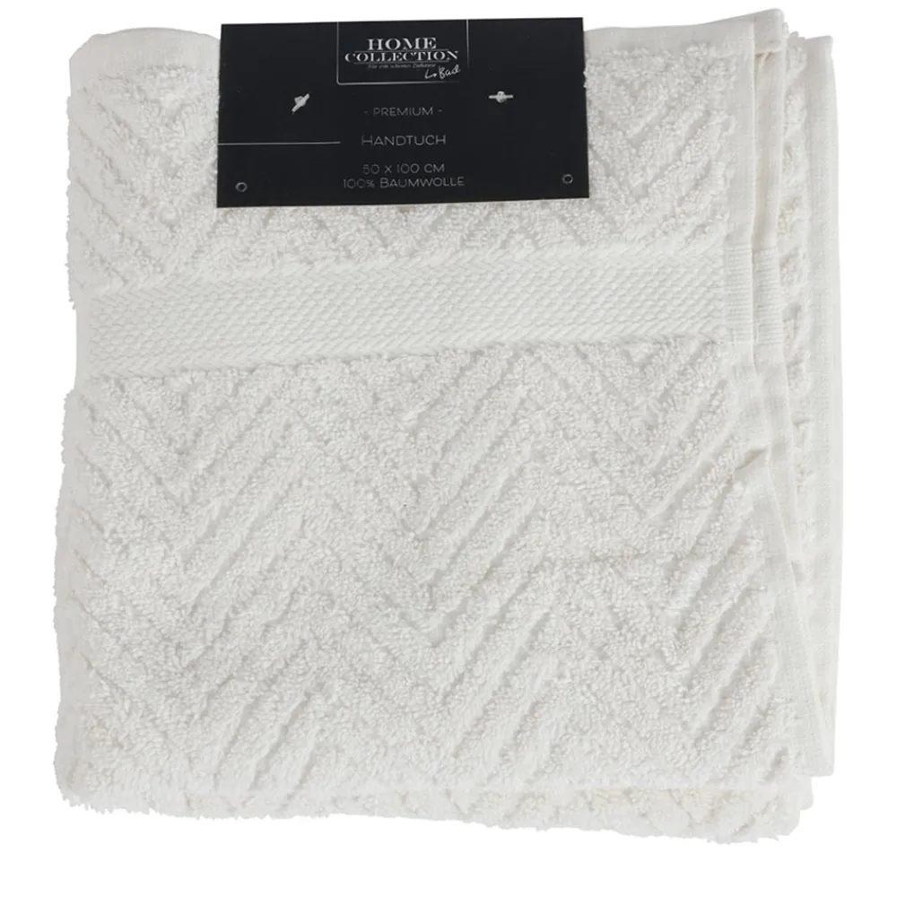 Home Collection Textilien, Decken Und Kissen^Premium Duschtuch 70X140Cm Naturweis