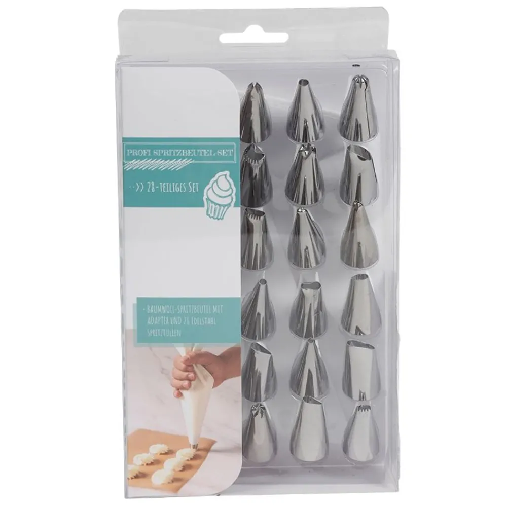 TP Küchenhelfer^Profi-Spritzbeutel-Set 28-Teilig