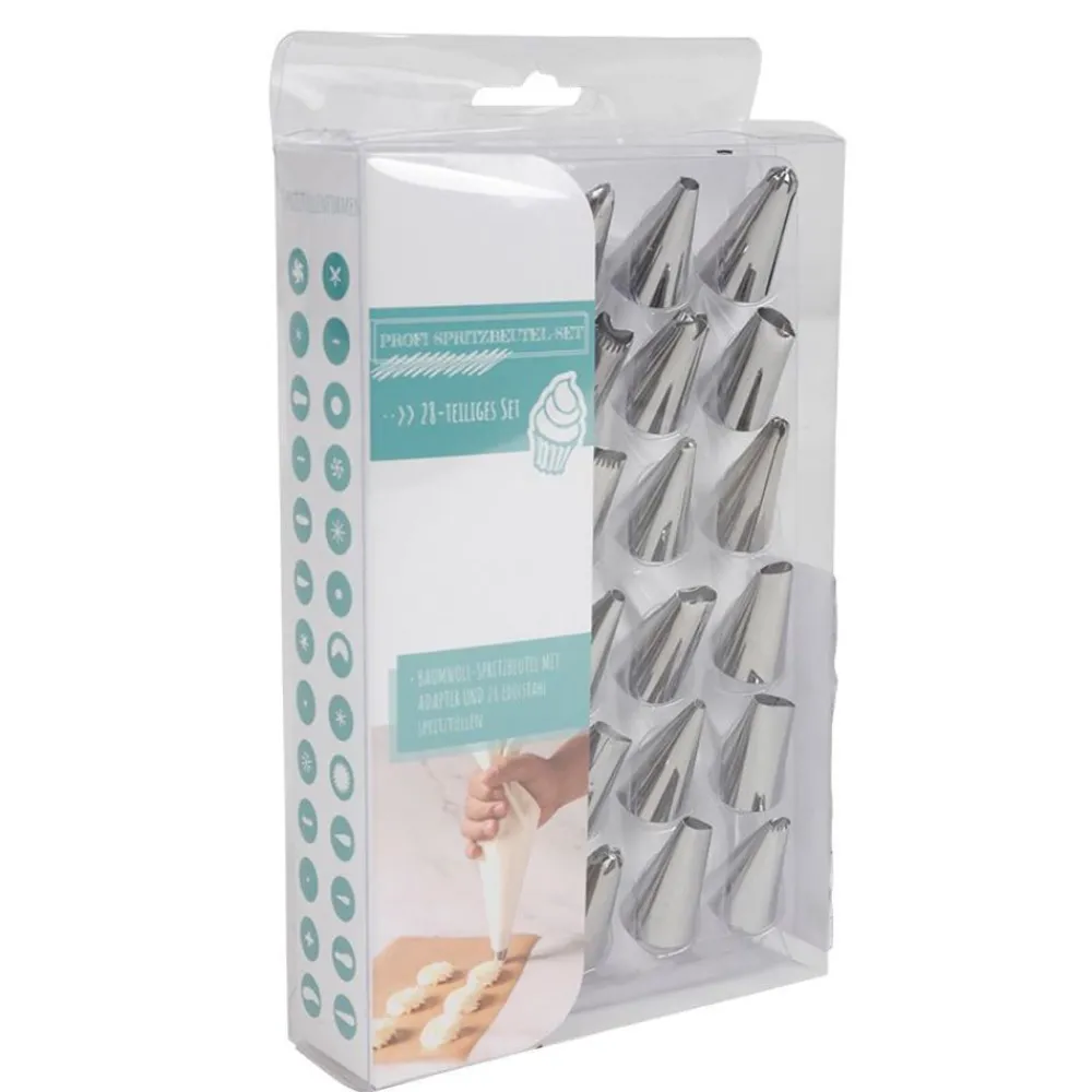 TP Küchenhelfer^Profi-Spritzbeutel-Set 28-Teilig