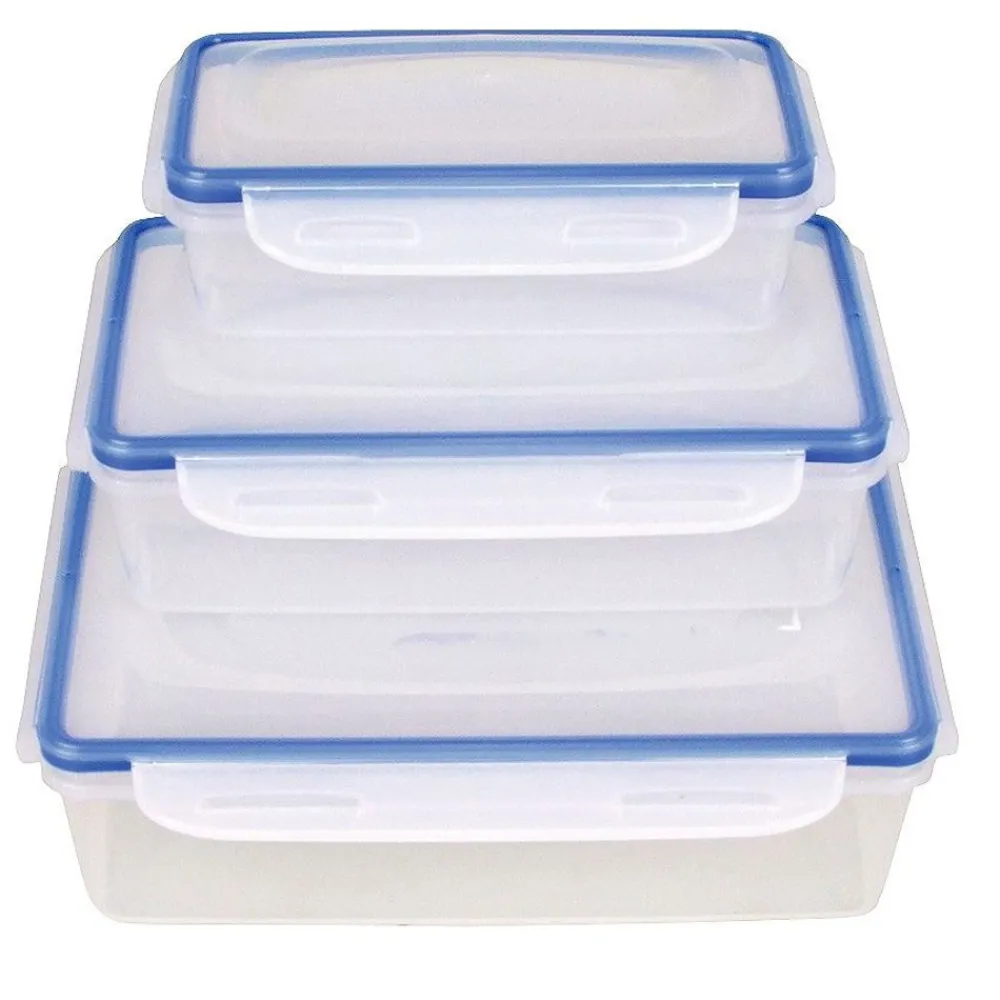 Jelenia Plast Vorratsdosen^Quick Clip Frischhaltedosen 3Er-Set
