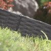 Prosperplast Beeteinfassung^Rasenkante Ibra Border Rattanoptik 3,9M Anthrazit