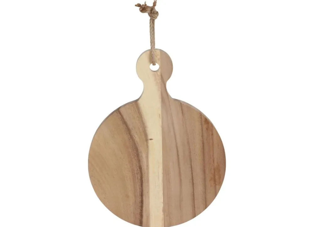 TP Bretter Und Tabletts^Schneid- Und Servierbrett Aus Akazienholz Mit Griff 28Cm