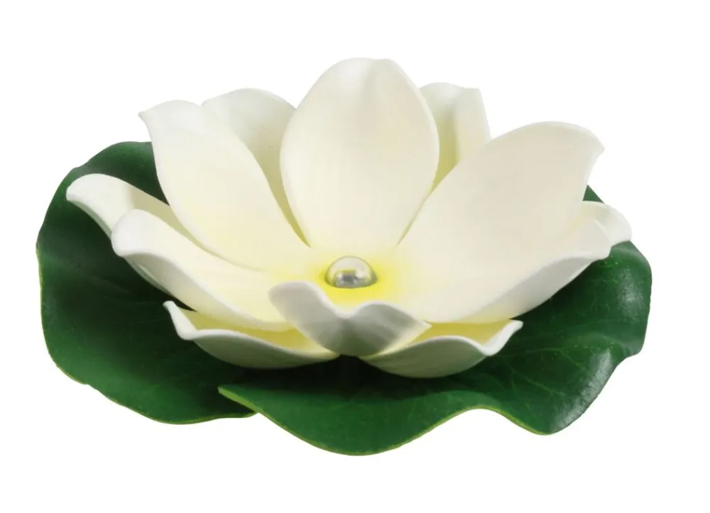 TP Leuchtdeko^Schwimmende Lotusblute Mit Led Farbwechsler 10Cm
