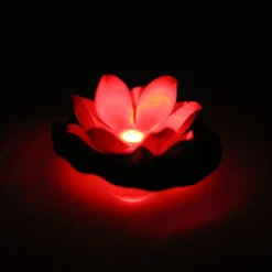 TP Leuchtdeko^Schwimmende Lotusblute Mit Led Farbwechsler 10Cm