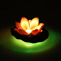 TP Leuchtdeko^Schwimmende Lotusblute Mit Led Farbwechsler 10Cm