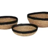 New Home Vasen Und Schalen^Seegras-Korbschalen Mit Abgesetztem Rand 3Er-Set