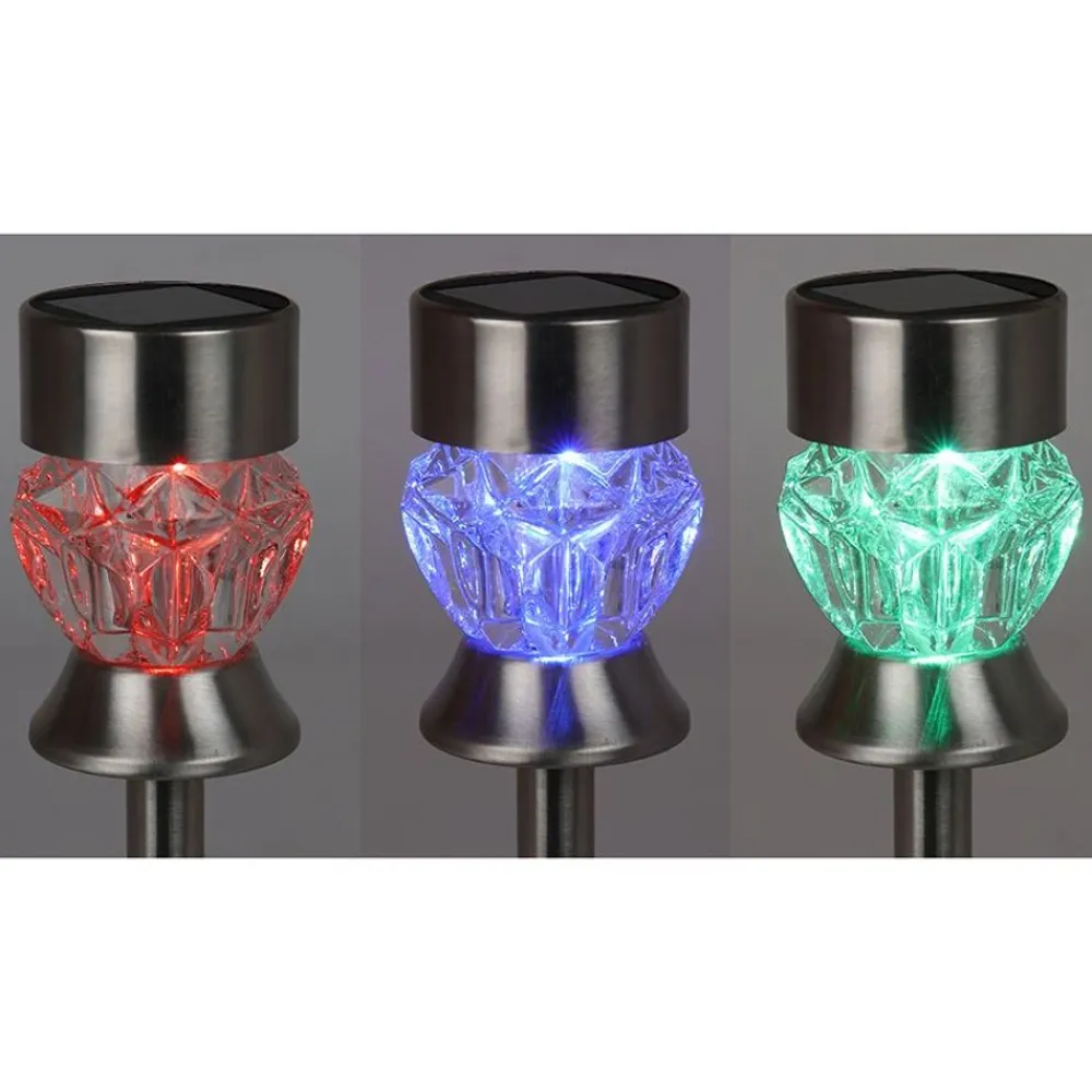 TP Lampen Und Leuchten^Solar-Gartenleuchte Diamant Mit Farbwechsler