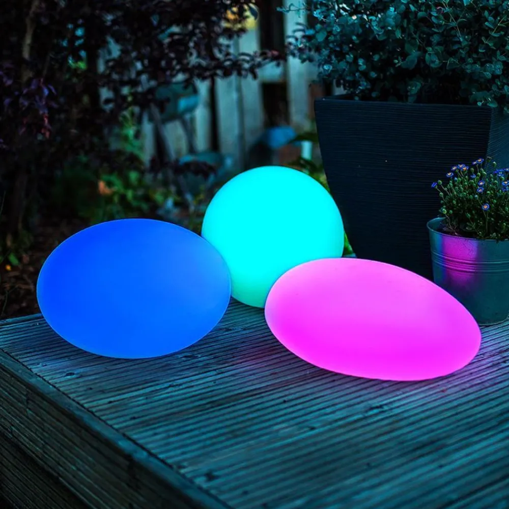 TP Leuchtdeko^Solar-Led-Gartenleuchte Kugel 30Cm