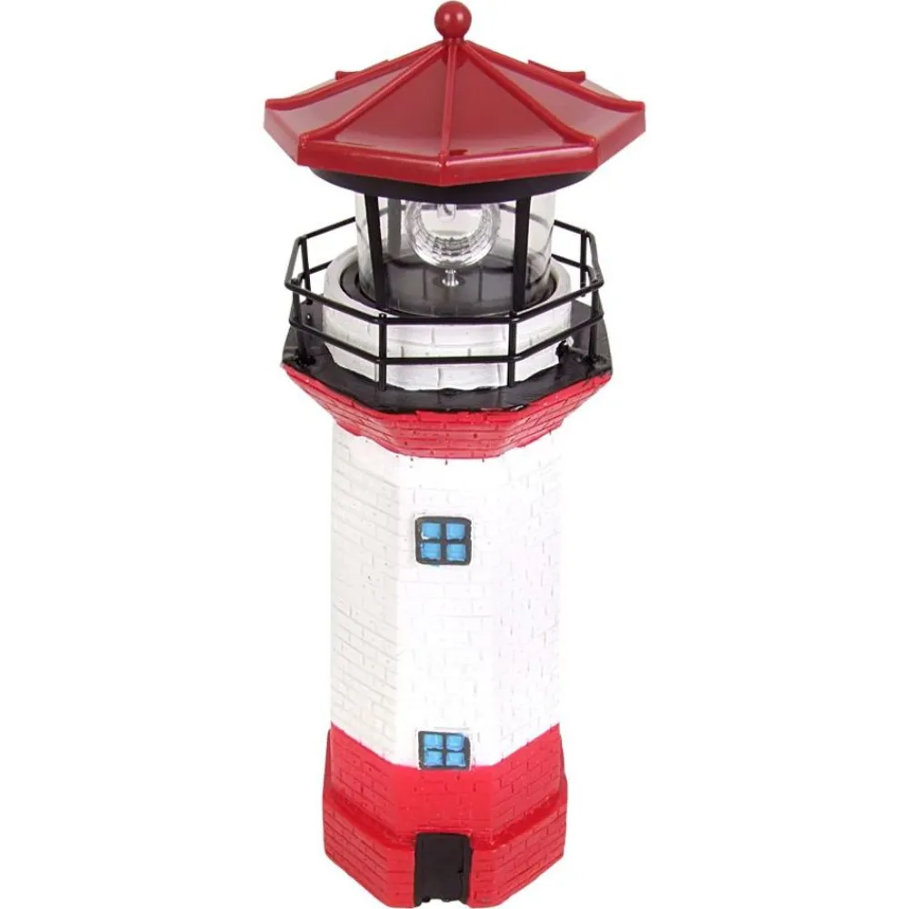 TP Leuchtdeko^Solar-Led-Leuchtturm 9X27Cm
