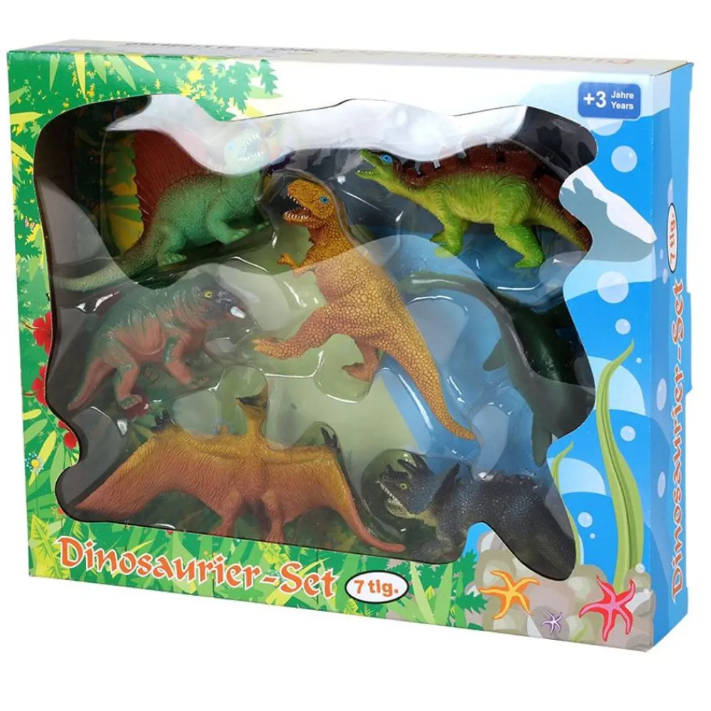 TP Spielzeug Für Drinnen^Spielfiguren-Set Dinosaurier 7-Teilig