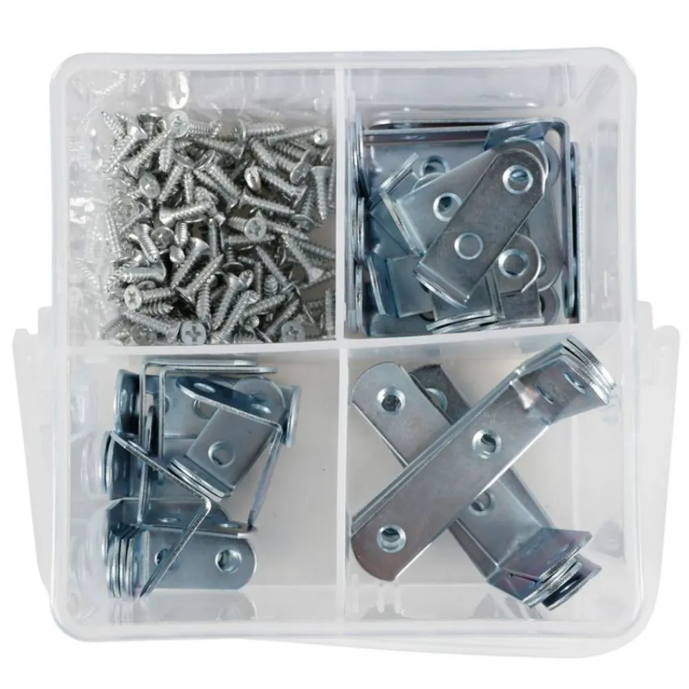TAS Tools Zubehör^Stuhlwinkelsortiment Im Eimer 40 Winkel Zzgl. 160 Schrauben