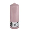 New Home Candlelight Stumpenkerzen^Stumpenkerze Glatt 68X180Mm Altrosa