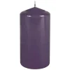 New Home Candlelight Stumpenkerzen^Stumpenkerze Glatt 78X150Mm Dunkellila