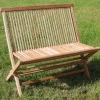 Sunny Moments Gartenbänke^Teak-Klappbank Modena 90X100X59Cm