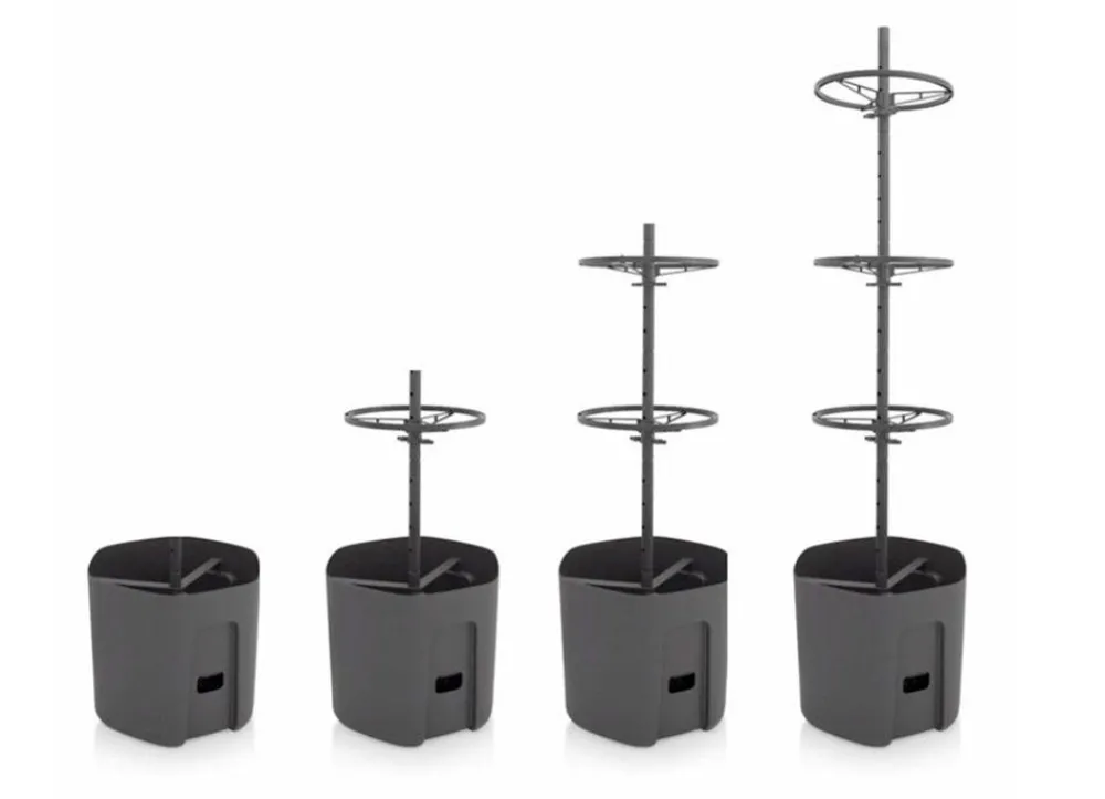 Plastkon Rankhilfen^Tomatenpflanztopf Mit Rankhilfe 29Cm Anthrazit