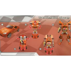 acco Spielzeug Für Drinnen^Transrobot Toyota 86 Mit Licht