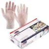 Pseudohersteller Haushaltshelfer^Ulith Vinyl-Einweghandschuhe Puderfrei 100 Stuck Gr. L