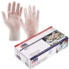 Pseudohersteller Haushaltshelfer^Ulith Vinyl-Einweghandschuhe Puderfrei 100 Stuck Gr. S
