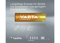 Varta Haushaltshelfer^ Longlife Aa Lr6 Alkaline Batterien 30Er-Pack