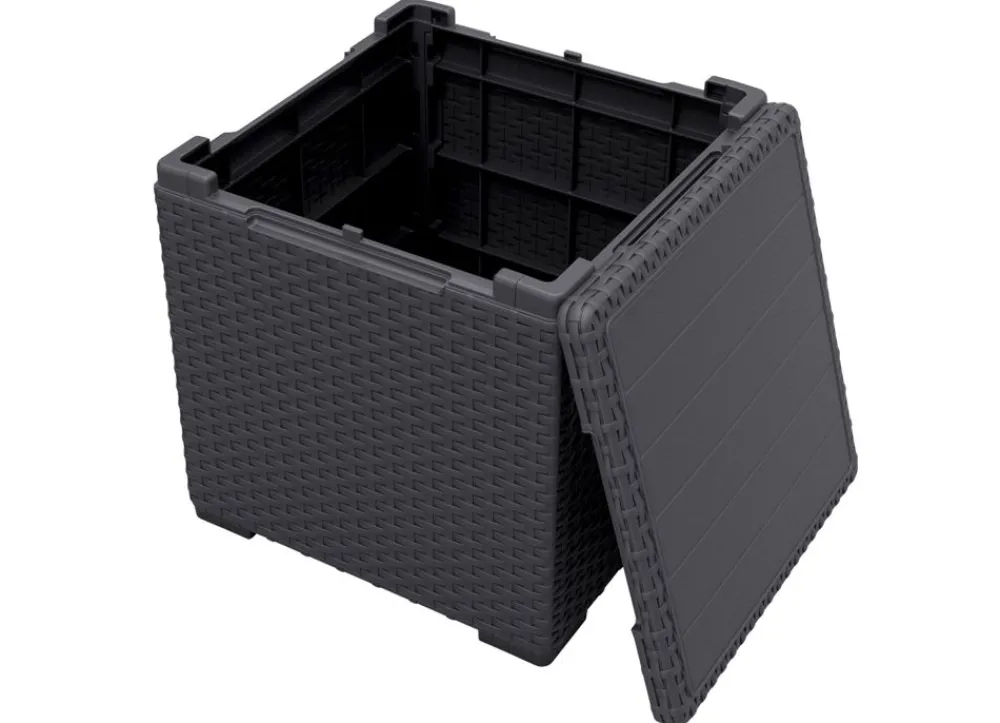 Keter Gartentische^Vigo Aufbewahrungsbox Und Beistelltisch 37X37X37Cm Graphit