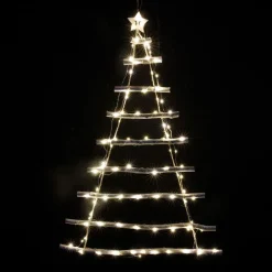 New Home Christmas Adventskalender^Wandobjekt Weihnachtsbaum Aus Holz 62X90Cm