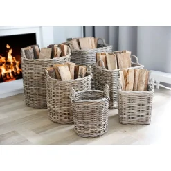 TP Körbe Und Taschen^WeidenKörbe Eckig Natural-Grey 3Er-Set