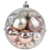 New Home Christmas Weihnachtsbaumkugeln^Weihnachtsbaumkugel-Set 30-Teilig Rose/Perlmutt