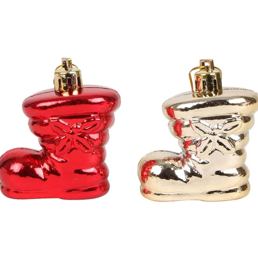 New Home Christmas Weihnachtsbaumanhänger^Weihnachtsbaumschmuck-Set 87-Teilig Aus Kunststoff Rot/Gold