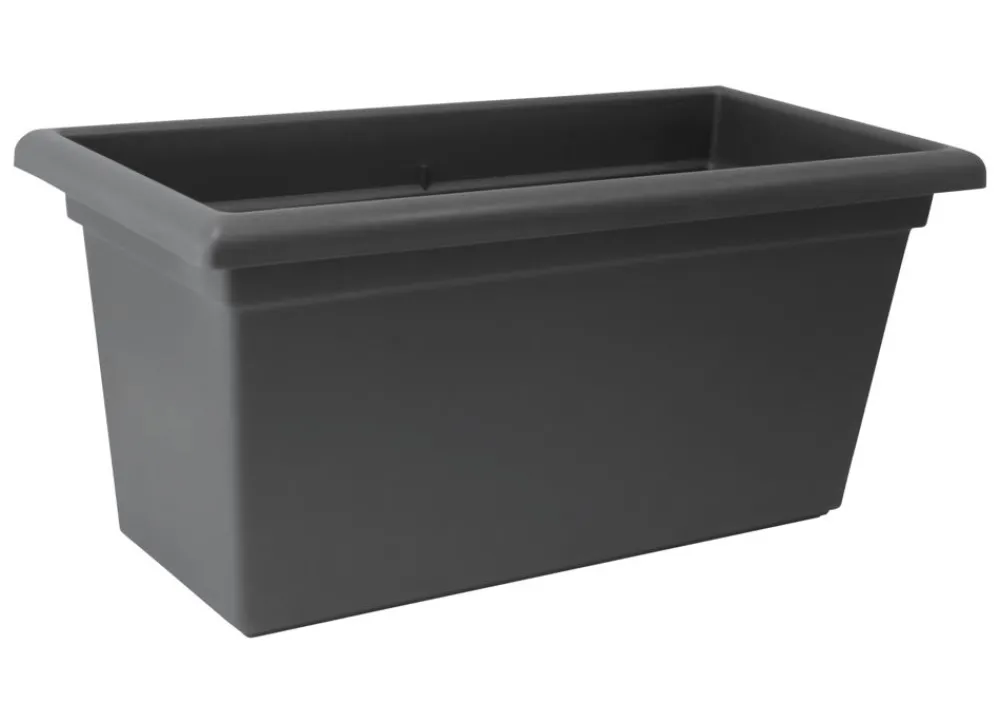 Plastkon Pflanzkübel^Xxl Pflanzkasten Magnus 80X39X37Cm Anthrazit